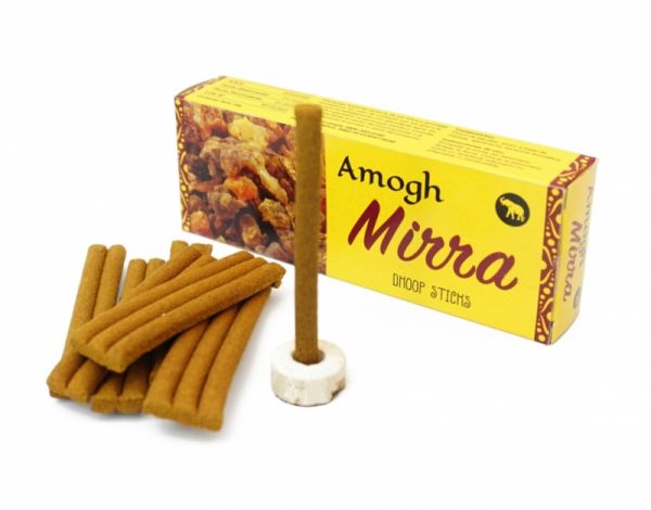 Аромапалочки безосновные Мирра Amogh dhoop Mirra