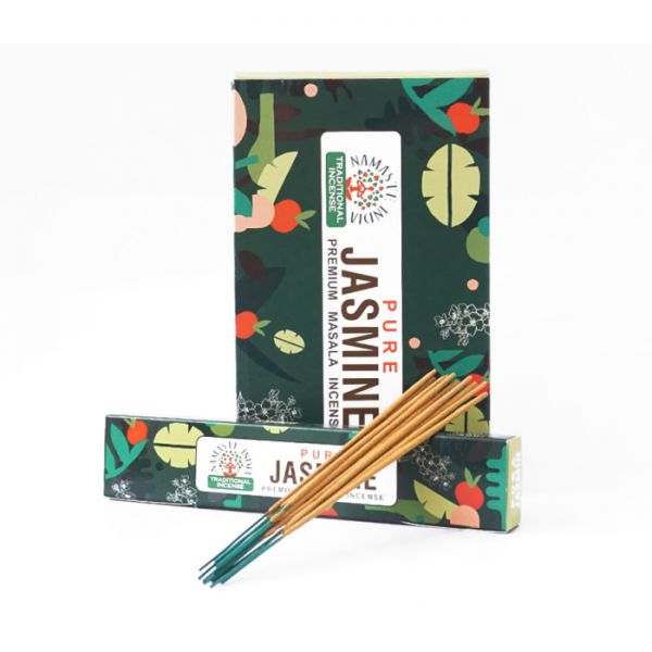Аромапалочки Чистый Жасмин NAMASTE INDIA PURE JASMINE 15 грамм