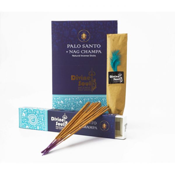 Аромапалочки Пало Санто и Наг Чампа DIVINE SOUL PALO SANTO NAG CHAMPA 15 грамм
