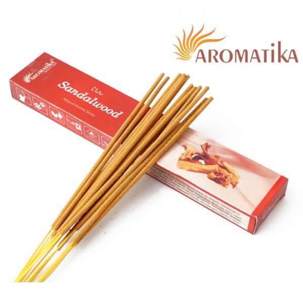 Аромапалочки Сандаловое дерево Ароматика Aromatika Vedic Sandalwood 15 грамм