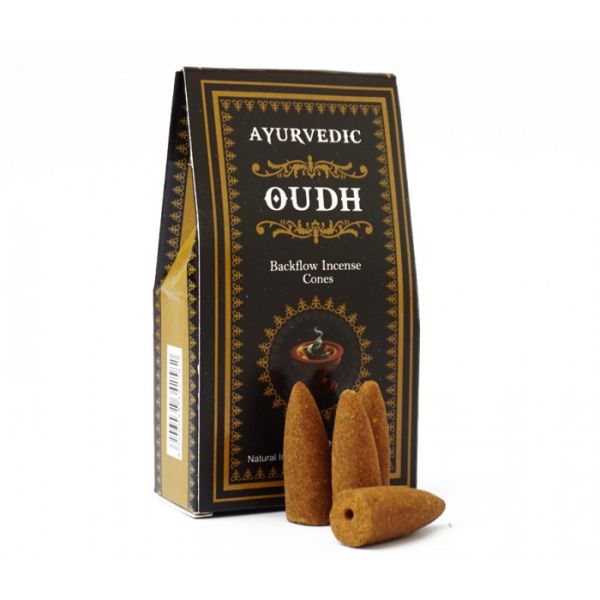 Ароматические конусы Уд Аюрведик Ayurvedic BACK FLOW CONES OUDH