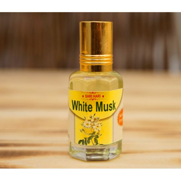 Ароматическое масло Белый Муск WHITE MUSK OIL Вриндаван 10 мл.