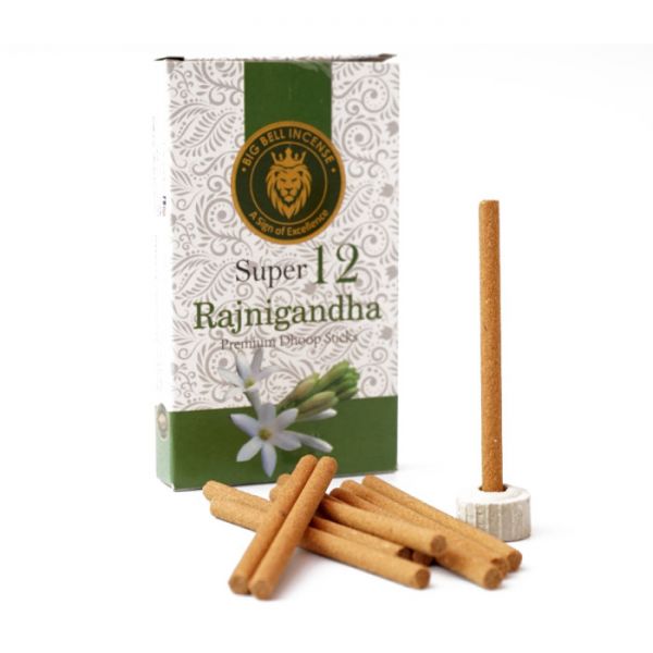 Благовония безосновные Раджнигандха BIG BELL Dhoop Rajnigandha 10 шт.