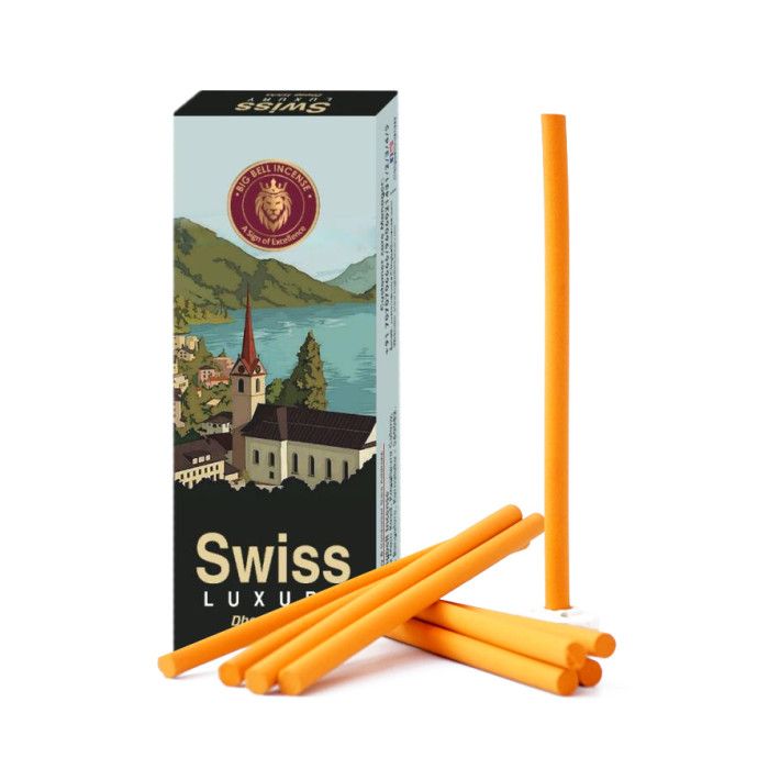 Пахощі безосновні Швейцарська розкіш BIG BELL Dhoop Swiss Luxury 10 паличок