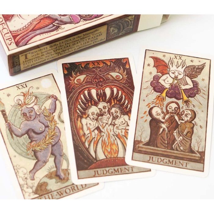 Карти Таро Тріумфи Місяця мала Trionfi Della Luna Tarot