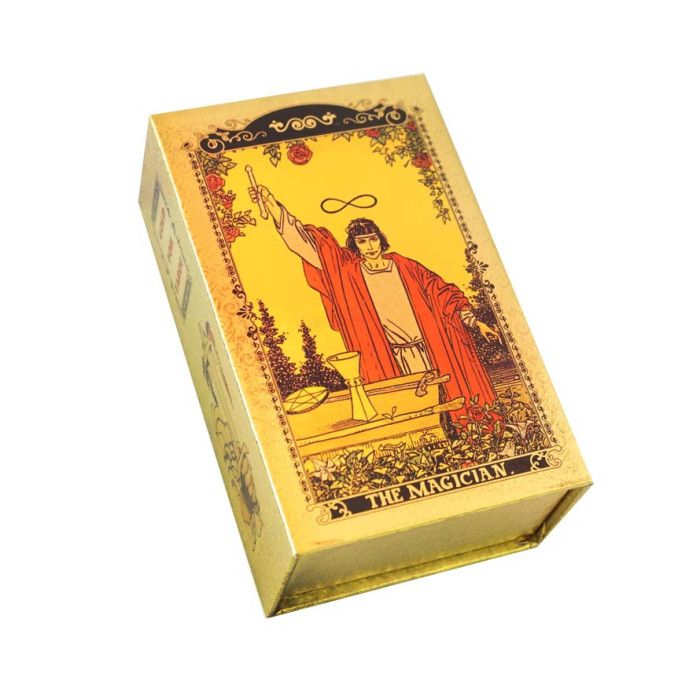 Карты Золотое Таро Уэйта Gold foil Tarot Cards
